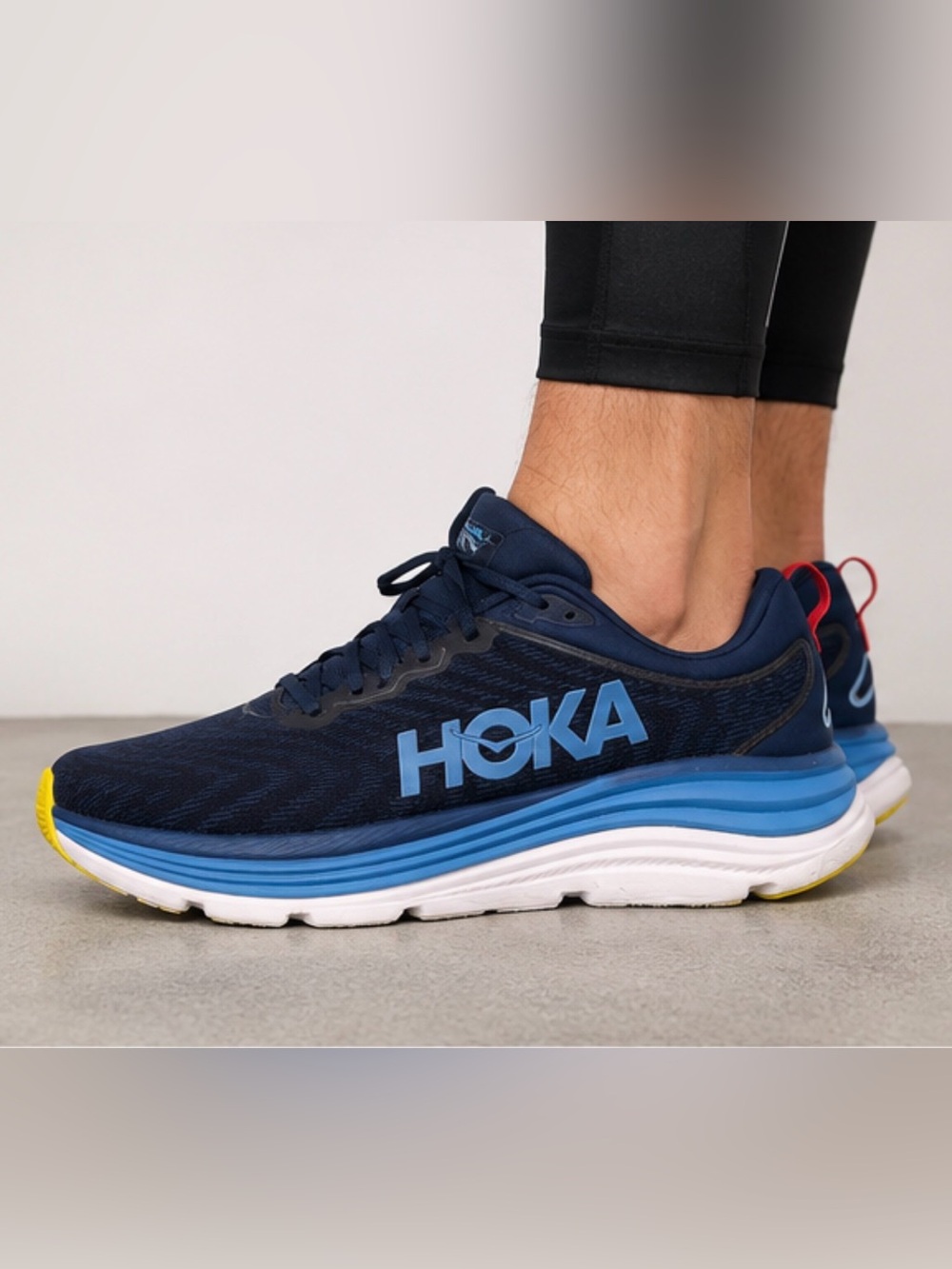 HOKA Gaviota 5 Men’s Size 10.5 D Blue Stability Running Walking Shoes